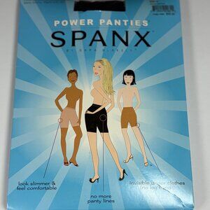SPANX Power Panties Black Size G High-Waist Shaper Tummy Control Plus SIze